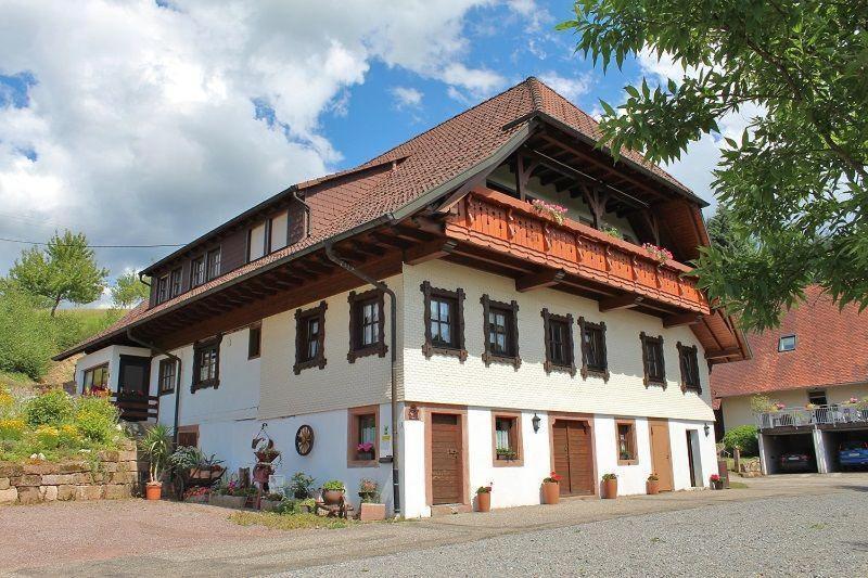 Ferienhaus Hubhof Appartement Oberharmersbach Buitenkant foto